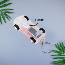 Mini Car Shape LED Keychain Light +(1 Pc, Random Color)