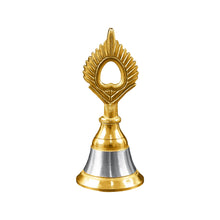 Brass and Steel Temple Ghanti (Pooja Bell) – Decorative Spiritual Accessory