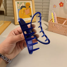 Plastic Hair Clamp Grip, Simple Matte Hair Barrette Clamp (12 Pc)